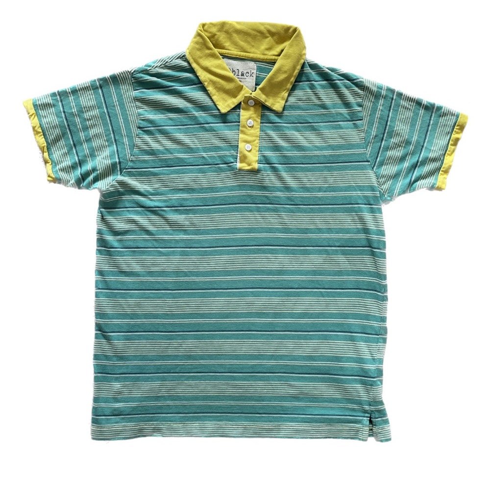 S8black Multicolor Polo T Shirt Men’s Size Large